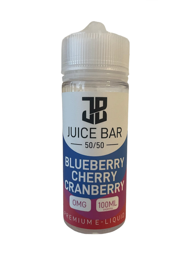Juice Bar E-liquid 100ml 50/50 Blueberry Cherry Cranberry