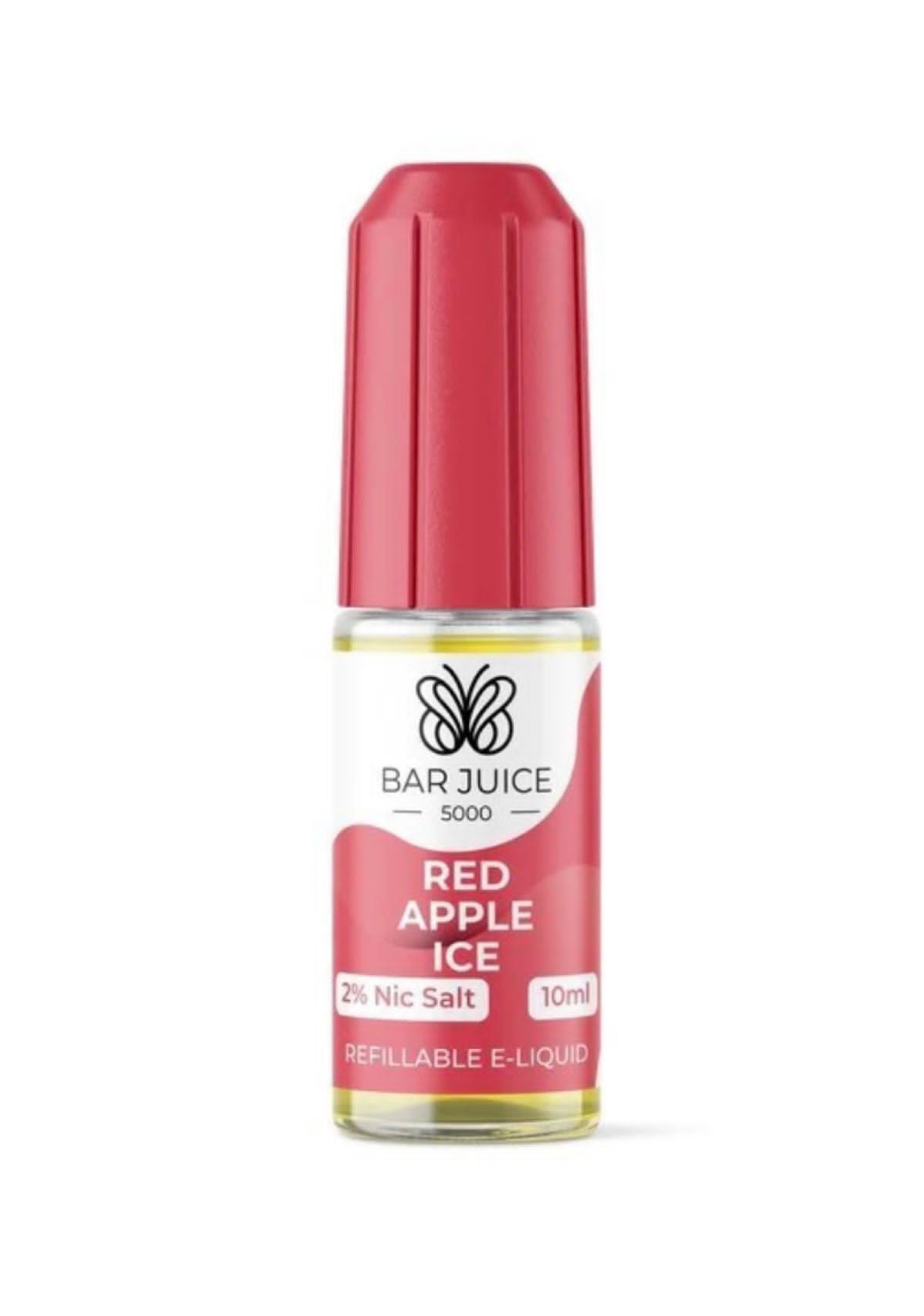 Red Apple Ice Bar Juice 5000 10ml Nic Salts E-liquid 20MG
